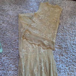 Double D Ranch Lace Sleeveless Top and Long Skirt